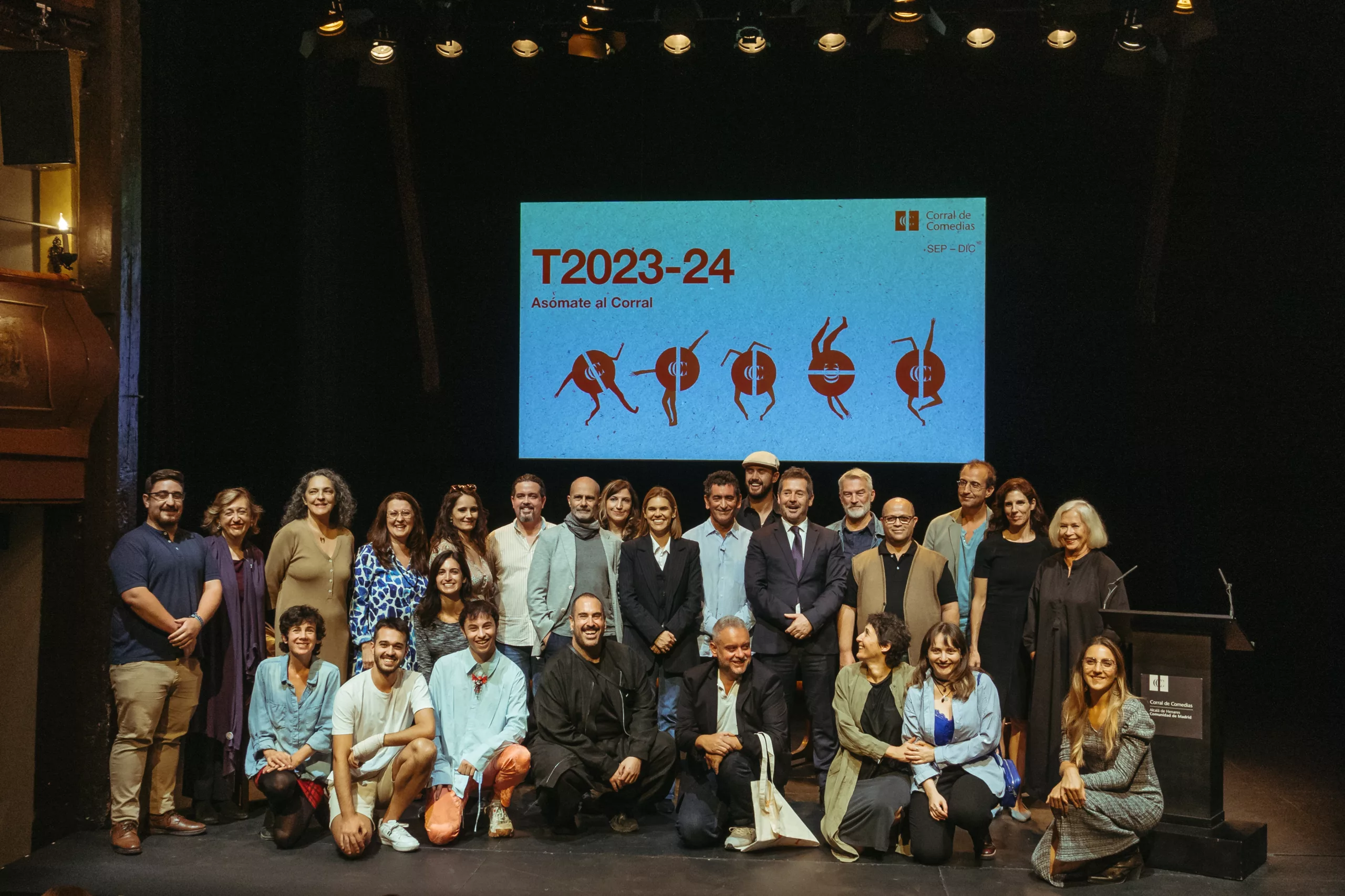 Foto de familia de la presentación de temporada 2023-24 del Corral de Alcalá | Foto: Lucía Romero.